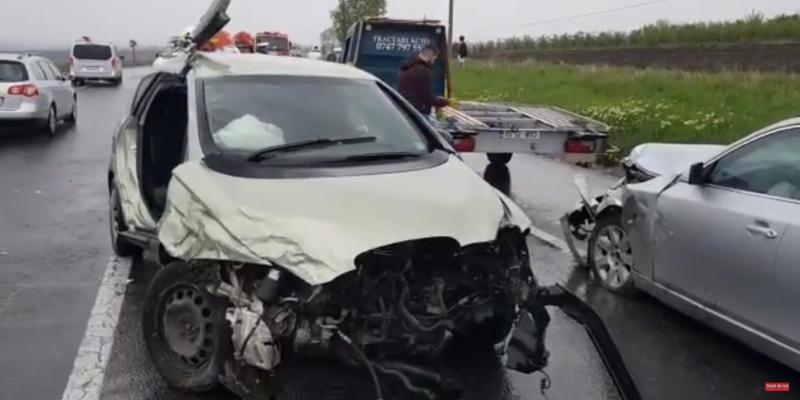 Accident cu șapte victime, &icirc;ntre care un copil, &icirc;n urmă cu puțin timp, &icirc;n Covasna