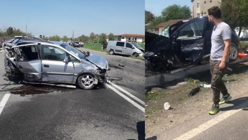 Carambol la Constanța! Trei mașini s-au izbit violent: Sunt cel puțin cinci victime