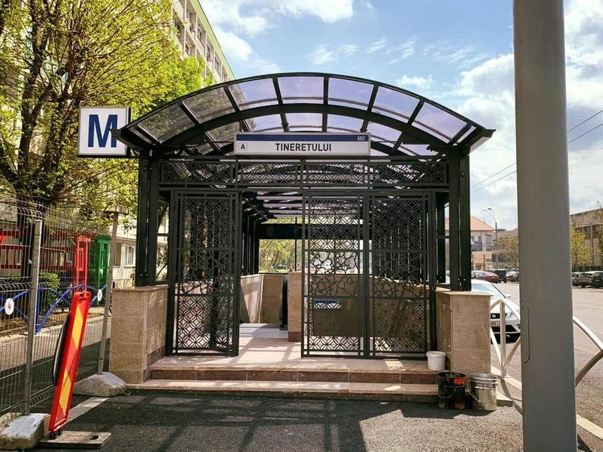 O nouă cale de acces, deschisă la stația de metrou Tineretului! A costat 18.000.000 de lei! Cum arată și de unde au fost luați banii pentru lucrări - Foto