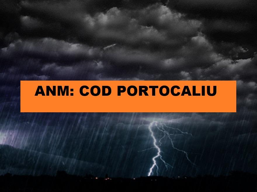 ANM a emis Cod Portocaliu de averse torențiale în România! În ce zone e prăpăd!
