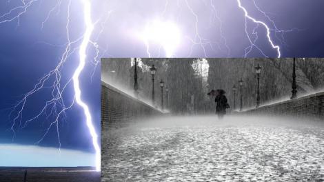 Furtuni, descărcări electrice și frig! Prognoza meteo 6-12 mai 2019