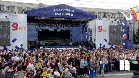 Ziua Europei sau Ziua Victoriei? Cu vodcă și terci, moldovenii sărbătoresc ce vor ei