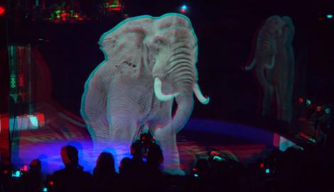 VIDEO-Animalele de la circ sunt înlocuite de holograme!