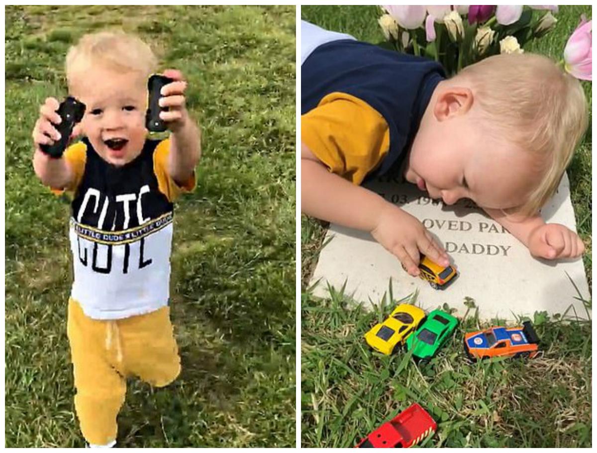 Momentul &icirc;n care un băiețel de doi ani stă &icirc;ntins pe piatra funerară a tatălui și se joacă cu mașinuțele: &rdquo;Nu &icirc;nțelege conceptul de moarte!&rdquo;