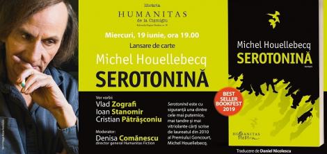 Romanul "Serotonină", de Michel Houellebecq, lansat la Librăria Humanitas de la Cişmigiu