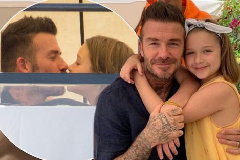 David Beckham a scandalizat o lume întreagă! Cum a apărut într-o poză, alături de fiica lui de șapte ani! „Ciudat, ciudat, ciudat! Nu se face așa ceva” - Foto