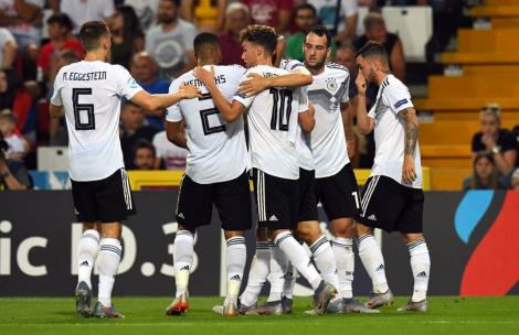 Germania - Serbia 6-1 în grupa B a CE de tineret, joc arbitrat de Istvan Kovacs