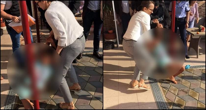 Oamenii au ieșit &icirc;n stradă la Baia de Aramă, după ce fetița de opt ani a fost luată cu mascații: &rdquo;Sorina merită un loc &icirc;n Rom&acirc;nia!&rdquo;