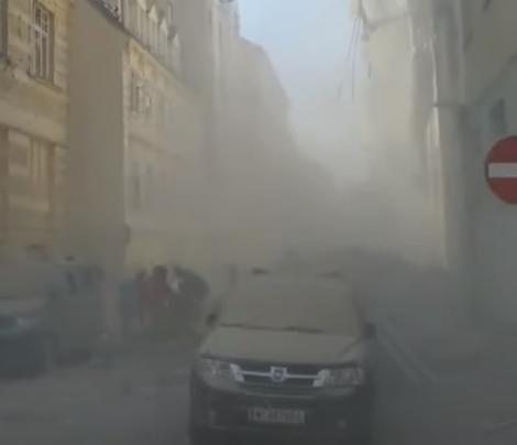Explozie puternică la Viena! Imagini tulburătoare! „Este ca şi cum o bombă a zburat înăuntru şi a provocat o gaură uriaşă în faţadă" - Video