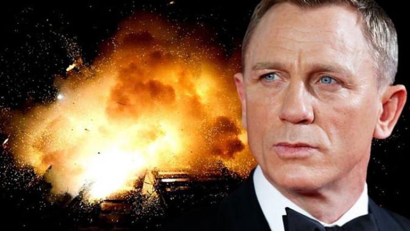 Explozie pe platourile de filmare pentru noul film James Bond. Daniel Craig va fi operat după o accidentare