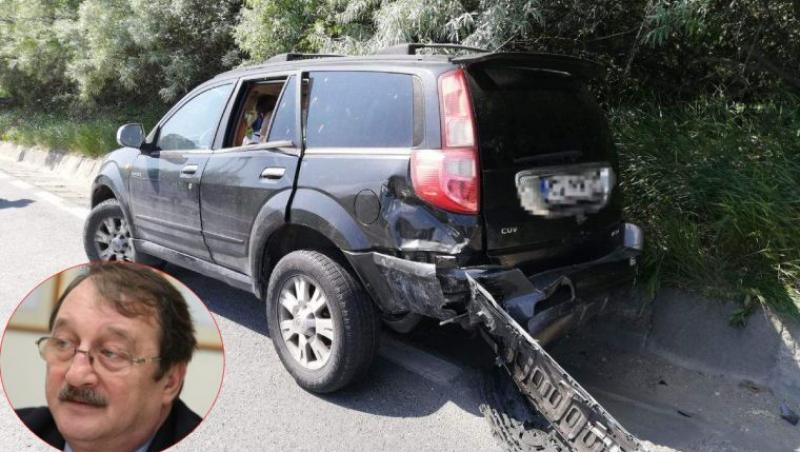 Mircea Băsescu a provocat un accident rutier în Constanța. Medicii au găsit două victime la fața locului