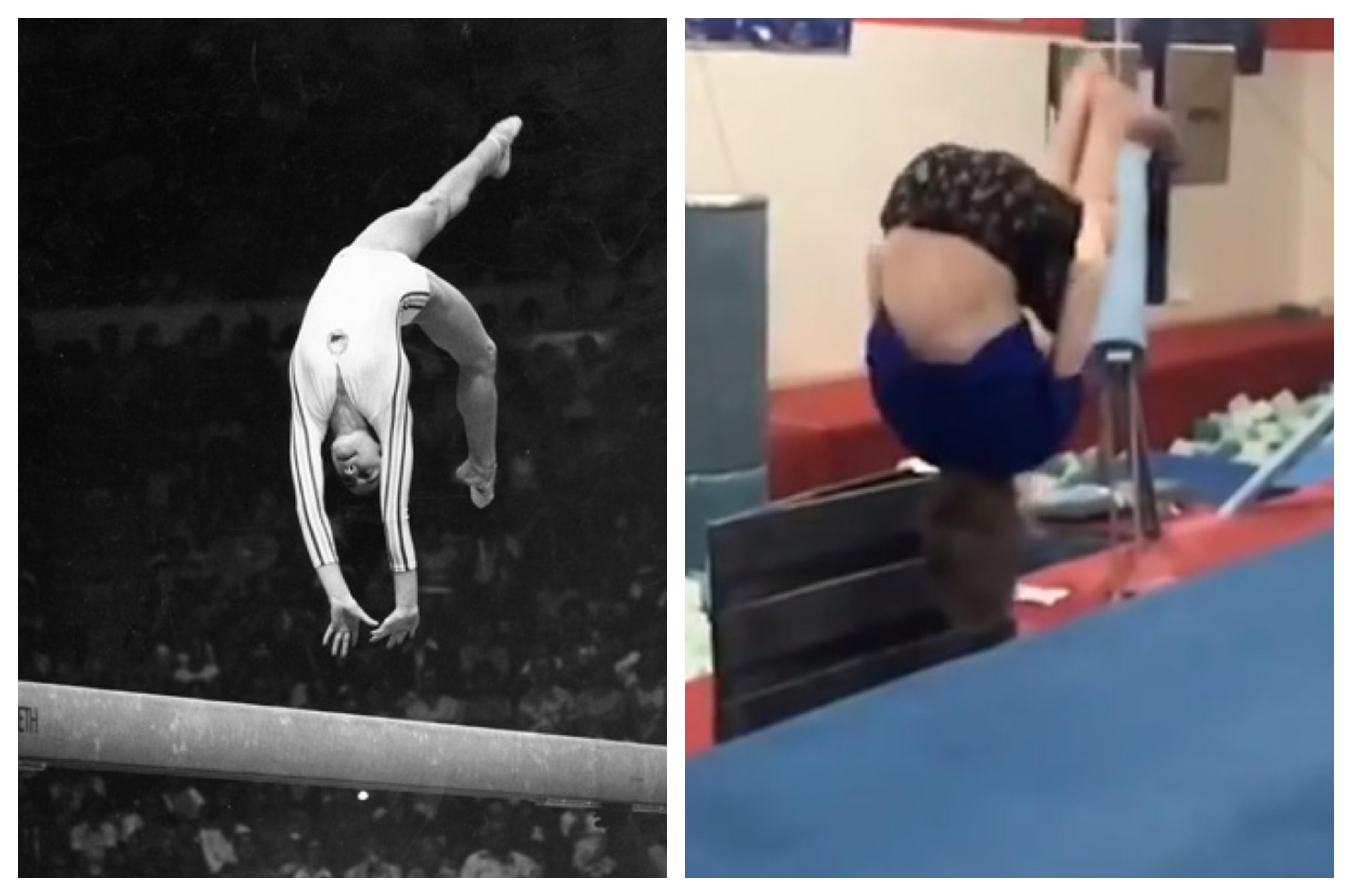 Fiul Nadiei Comăneci calcă pe urmele mamei lui! Saltul impresionant pe care l-a făcut puștiul de 12 ani. Zeița de la Montreal l-a filmat! &bdquo;Ohh, acel sentiment!&rdquo; - Video