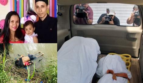 Drama bărbatului care a murit înecat, cu fiica de doi ani în brațe. Mexicanul voia să treacă granița ilegal pentru o viață mai bună