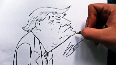 Caricatura lui Donald Trump care i-a adus concedierea unui artist canadian
