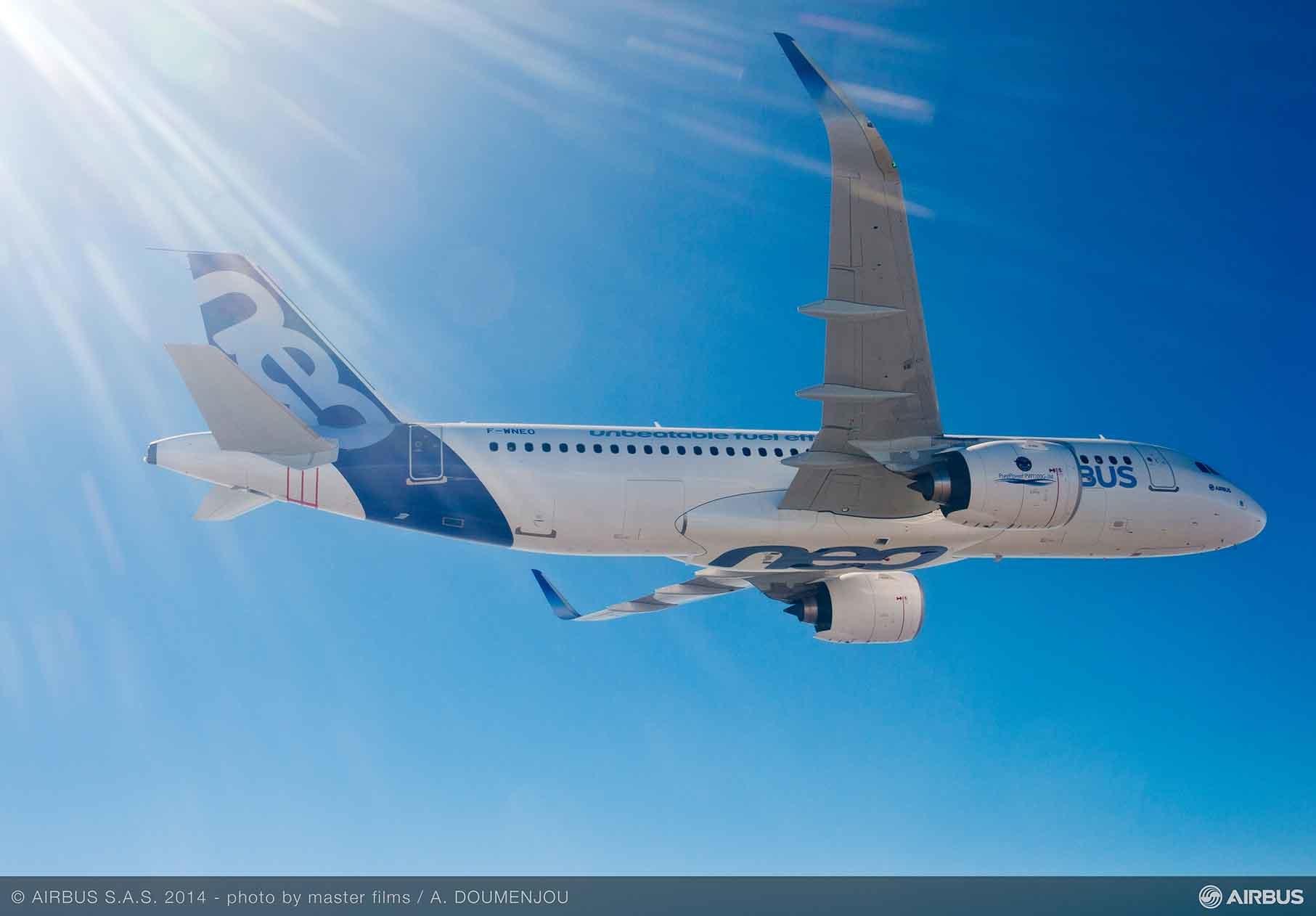 Airbus a primit &icirc;n iunie comenzi pentru 145 de avioane single-aisle din familiile A320 şi A220