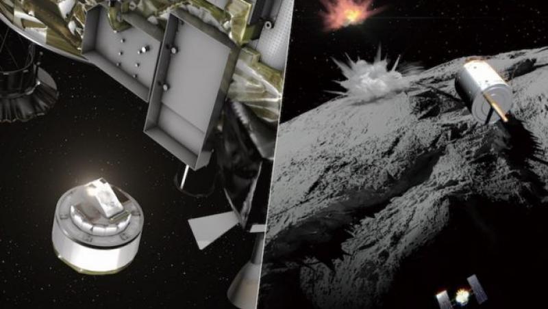 Sonda Hayabusa-2 a colectat mostre de pe asteroidul Ryugu