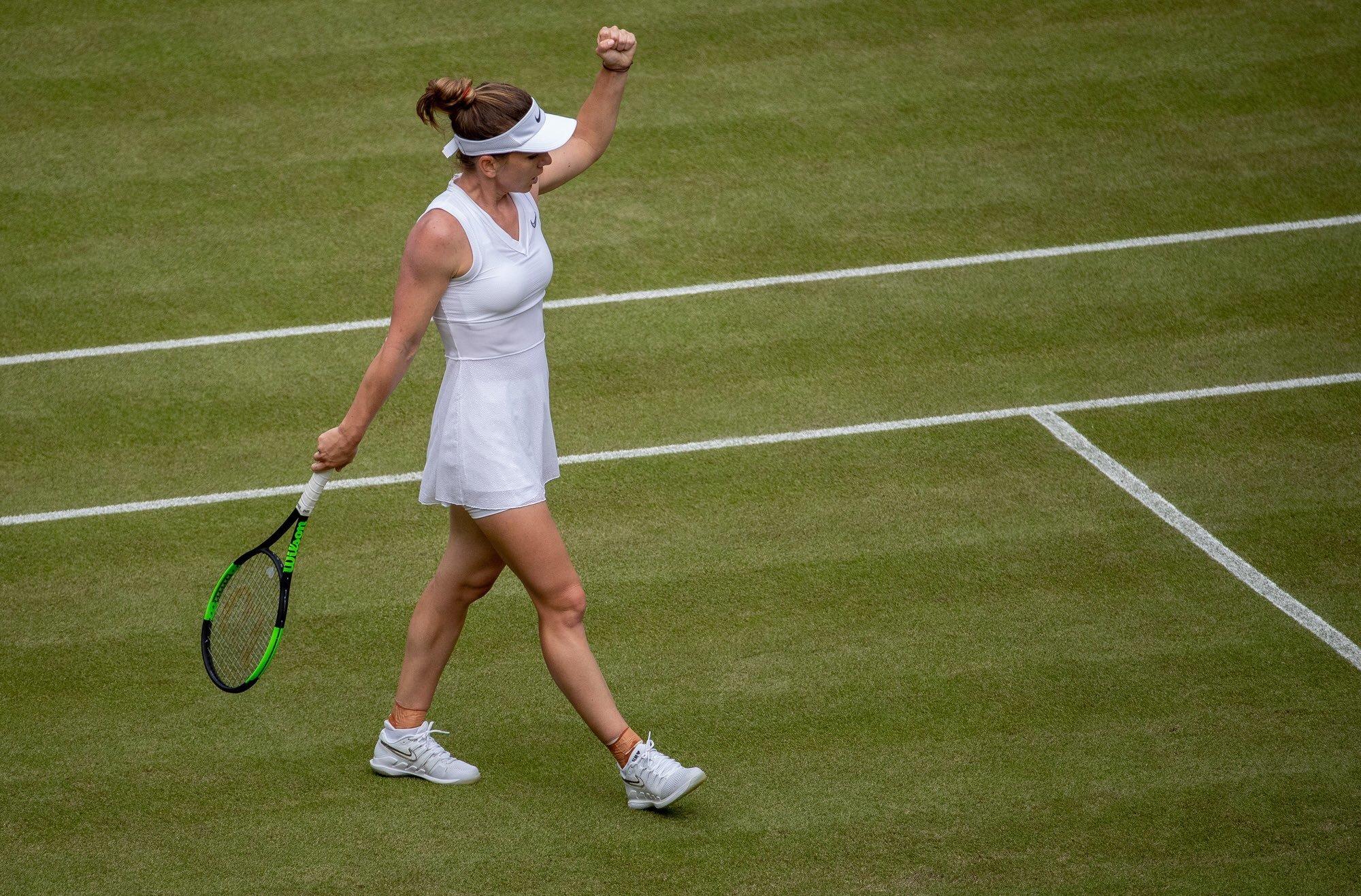 Simona Halep, în finala de la Wimbledon 2019: ”Visul mamei mele a devenit realitate!”