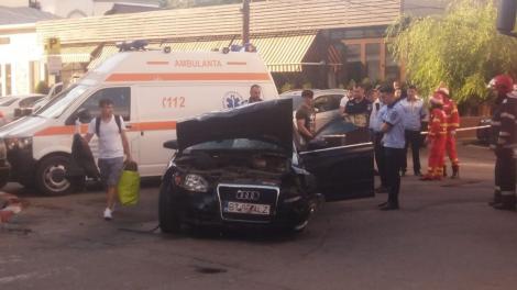 Cinci persoane, transportate de urgență la spital, în urma unui accident rutier produs în centrul Alexandriei
