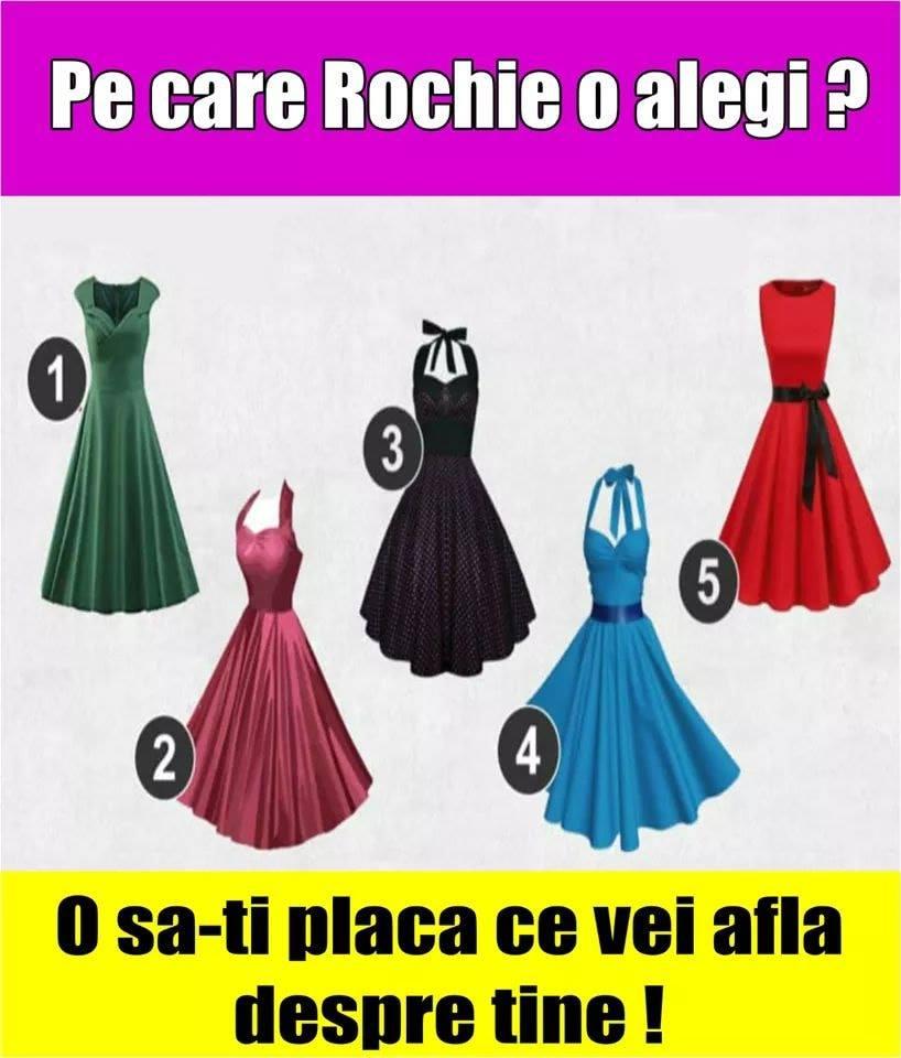 Alege o rochie și citește interpretarea! &Icirc;ți va dezvălui ceva important despre feminitatea ta