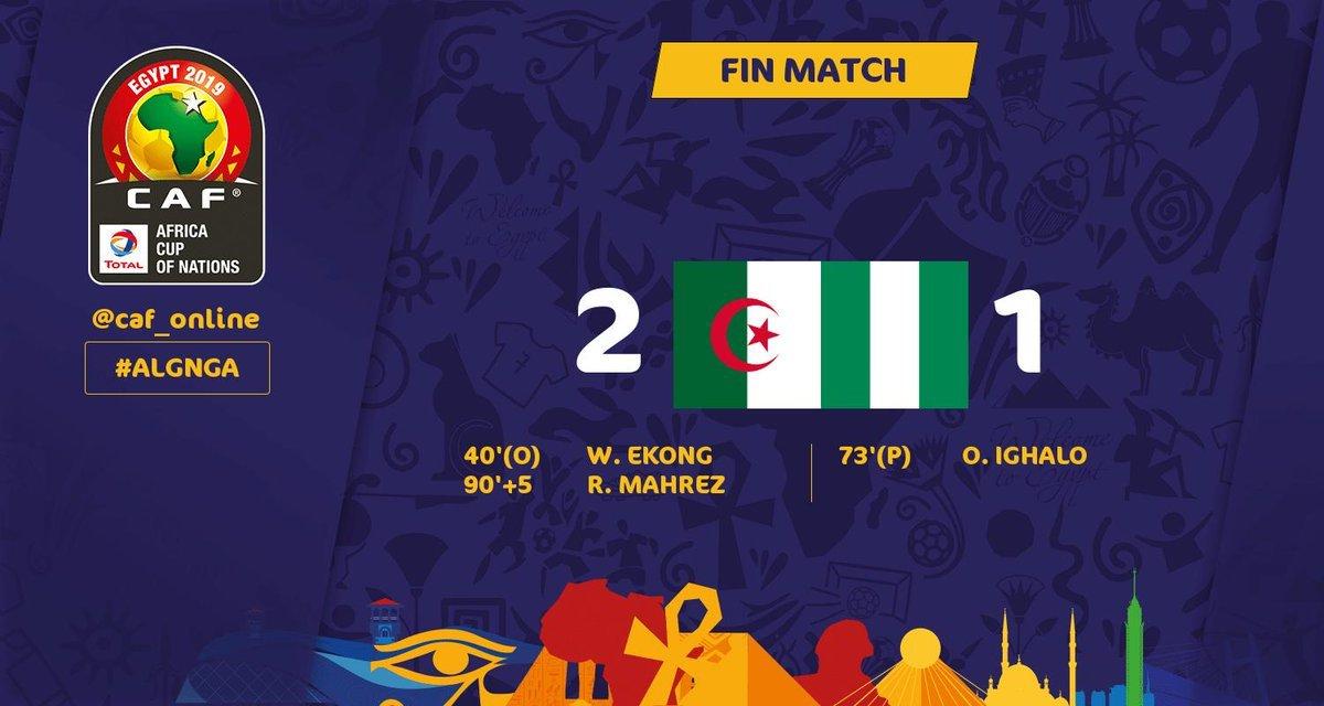 Algeria s-a calificat &icirc;n finala Cupei Africii pe Naţiuni cu un gol marcat &icirc;n minutul 90+5