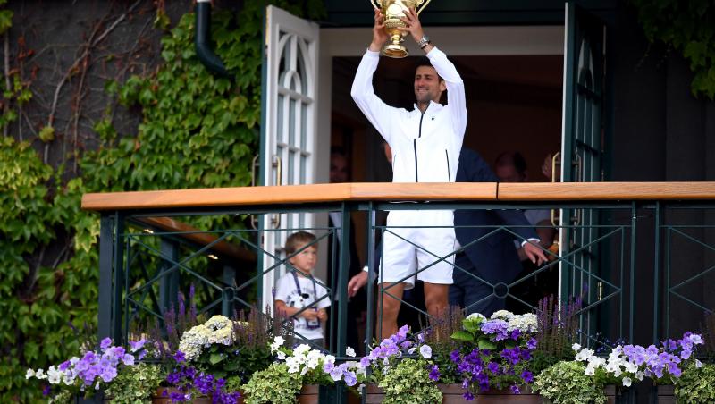 Novak Djokovic și Roger Federer, finala istorică la Wimbledon 2019. Foto de senzație