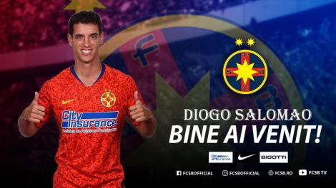 Diogo Salomao a semnat cu FCSB. Va câștiga 15.000 de euro pe lună