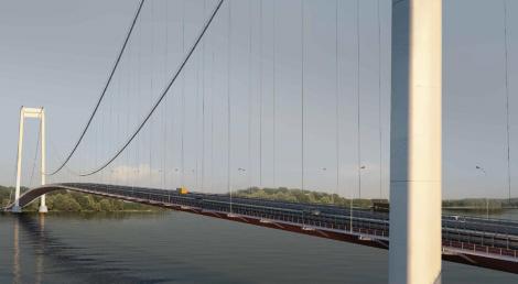Au fost depuse două oferte pentru Podul de la Brăila. Contractul este estimat la aproape 49 milioane de lei
