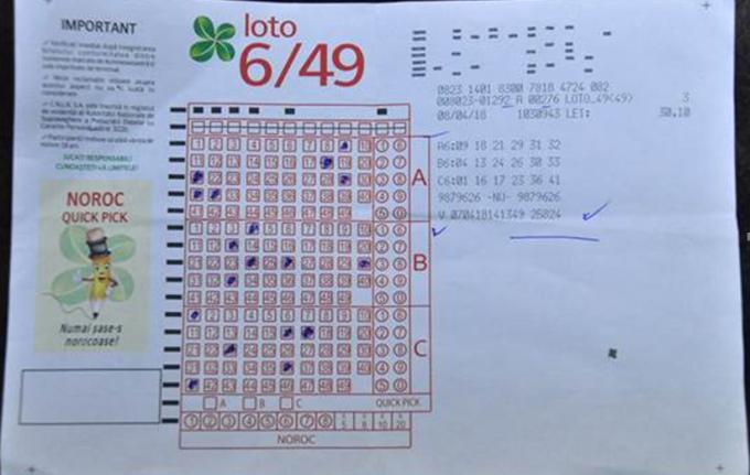 Loto 6/49, c&acirc;știgat. Ce combinații de numere au adus marele premiu de trei ori