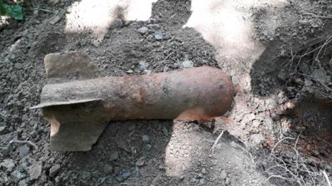 Două bombe de aviație găsite în județul Bacău