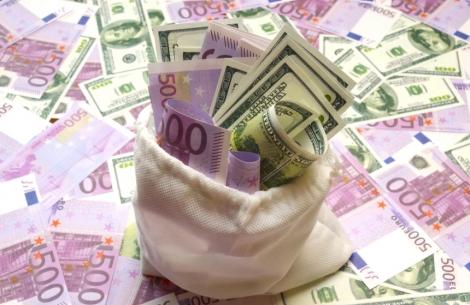 Rezervele valutare administrate de BNR au scăzut cu 265 milioane euro în iunie