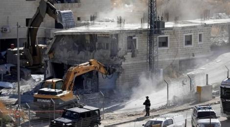 Israelul a început să demoleze case palestiniene considerate ilegale la sud de Ierusalim