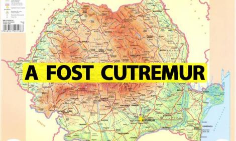 Cutremur în România! Seismul s-a produs în urmă cu puțin timp și a fost resimțit în mai multe zone!