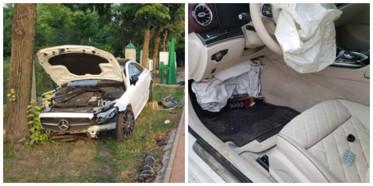 Om de afaceri din Iași, implicat &icirc;ntr-un accident rutier! Bărbatul consumase alcool și luase pastile Xanax &icirc;nainte de a intra cu bolidul &icirc;n copac&nbsp;