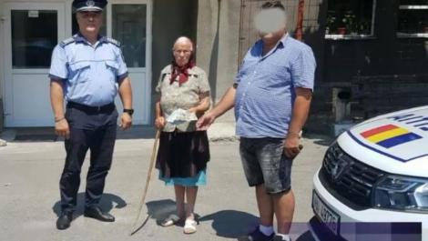 O bătrânică din Dolj a găsit o sacoșă abandonată pe stradă. Când s-a uitat înăuntru, era să ajungă direct la spital!