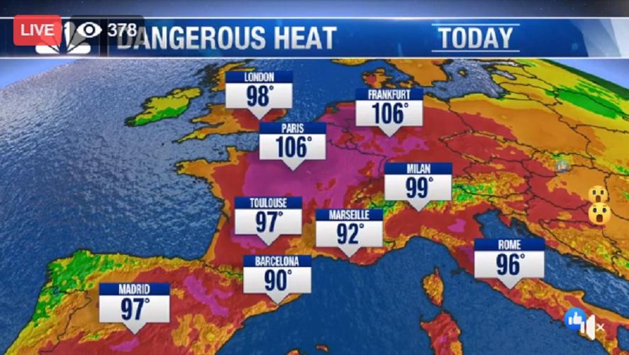Arde Europa! Canicula fără precedent care se apropie de Rom&acirc;nia: &bdquo;Este ca-n Iad. Sunt 42 de grade la umbră&rdquo;