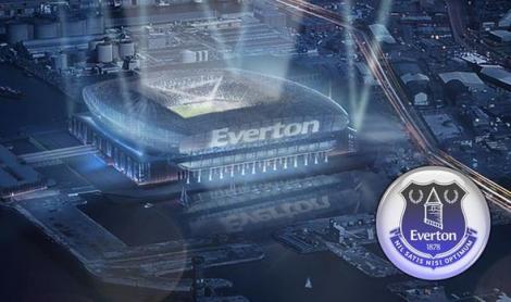 Everton îşi face stadion de jumătate de miliard de lire sterline