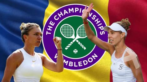 S-a terminat duelul româncelor de la Wimbledon! Halep și Miki Buzărnescu au oferit unul dintre cele mai frumoase jocuri ale zilei