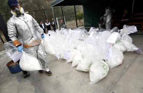 Autoritățile din Columbia au confiscat o tonă de cocaină care urma să ajungă în Belgia