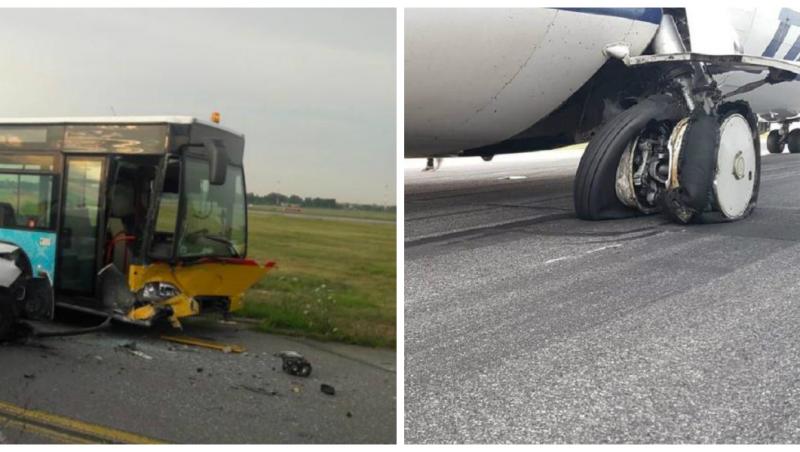 Al doilea incident pe Aeroportul Otopeni din Capitală, în doar câteva ore! Pneurile unei aeronave au explodat la aterizare