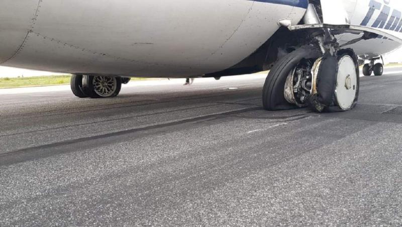 Al doilea incident pe Aeroportul Otopeni din Capitală, în doar câteva ore! Pneurile unei aeronave au explodat la aterizare