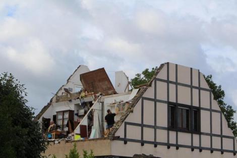 Tornadă devastatoare în...Luxemburg! Bilanțul este cumplit! Zeci de persoane rănite și peste o sută de case distruse