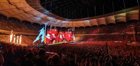 Arena Națională, neîncăpătoare pentru fanii Metallica! Momentul în care americanii au cântat "De vei pleca", piesa trupei Iris