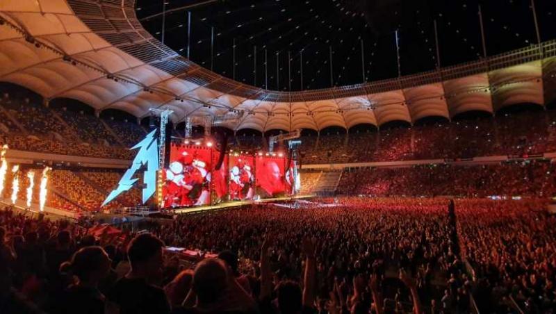 Arena Națională, neîncăpătoare pentru fanii Metallica! Momentul în care americanii au cântat 
