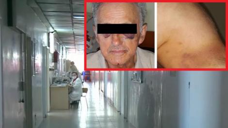 Un bătrân a fost lovit de medici, la UPU Sighetu Marmației! „Rușine!”. Atenție, imagini ce vă pot afecta emoțional! Foto