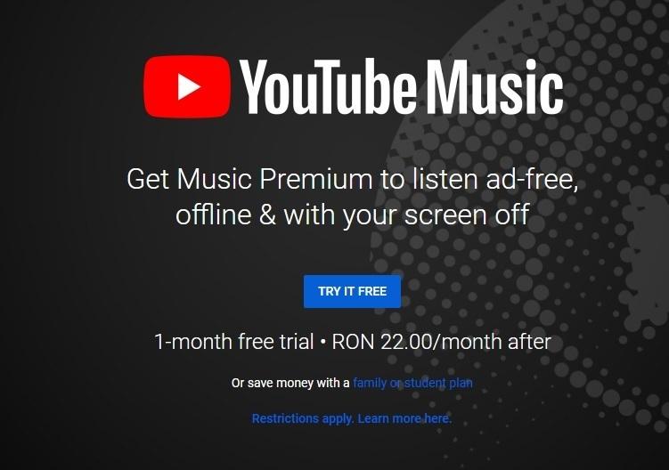 Studenţii din Rom&acirc;nia vor avea acces la abonamente YouTube Music Premium şi YouTube Premium cu preţ redus