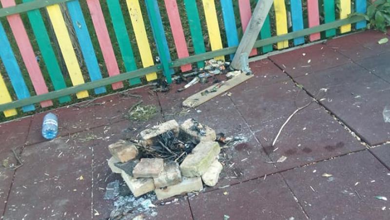 Foc de tabără într-un loc de joacă din Slatina: „Ce s-a întâmplat acolo nu mai e nesimțire, e mult mai mult“