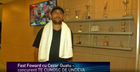 Cezar Ouatu se pregătește pentru noul sezon „Te cunosc de undeva!” în sala de box: „Am câte o laterală pentru fiecare”