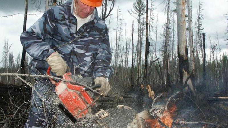 Imagini spectaculoase din Rusia, unde armata a fost trimisă pentru a ajuta la combaterea focurilor care au pus stăpânire pe pădurile din Siberia - GALERIE FOTO