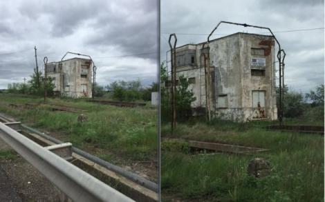 În gară, la ”Larga”: ruina asta e cea mai importantă clădire din România. Un centru de despăduchere!!!