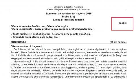 Subiecte BAC Toamnă 2019 Limba Română: ce a picat la profil Real